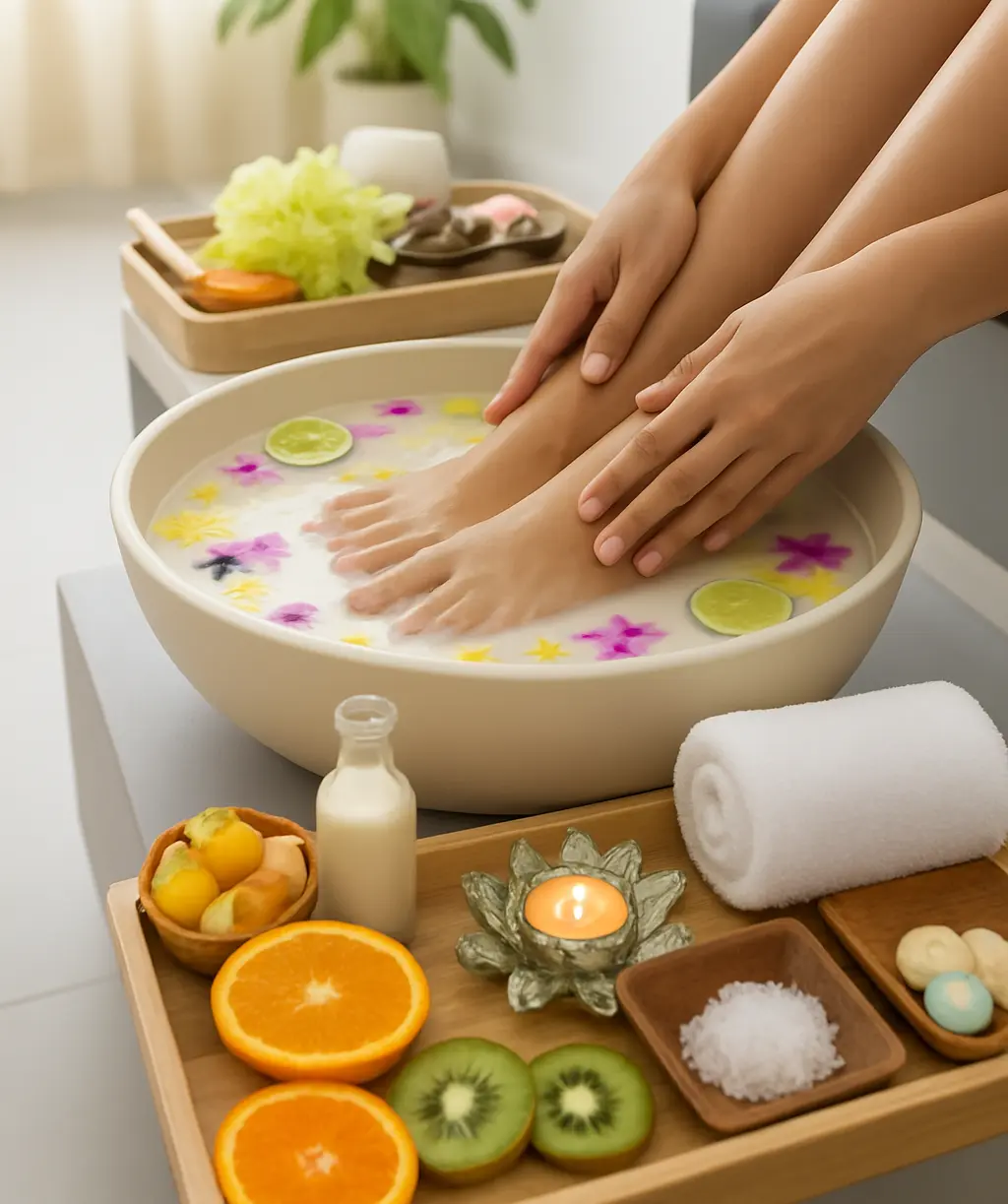 Ultimate tropical pedicure
